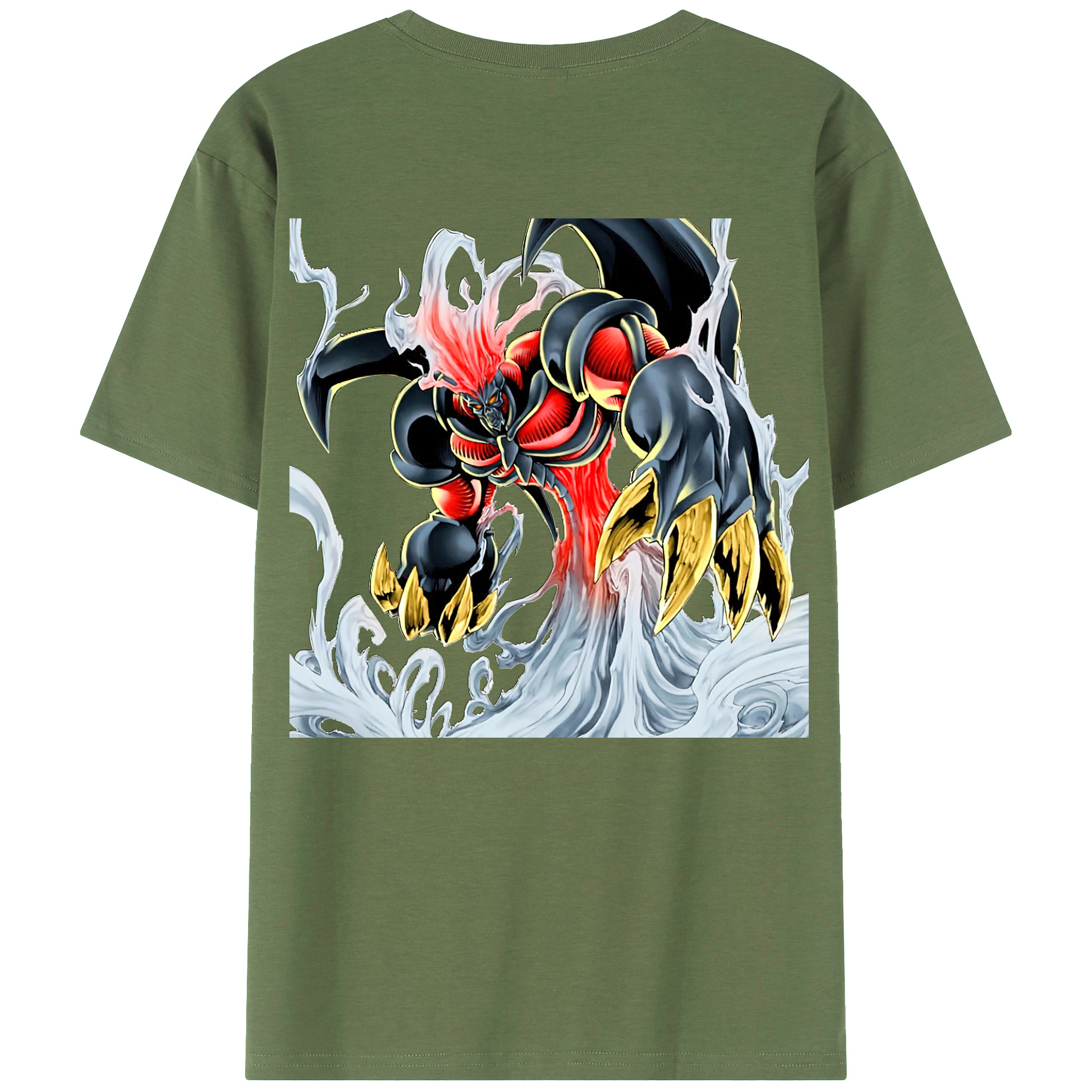 （画像用） 遊☆戯☆王 Yu-Gi-Oh! 綿100％ メンズ半袖Tシャツ（バックプリント） 通気性